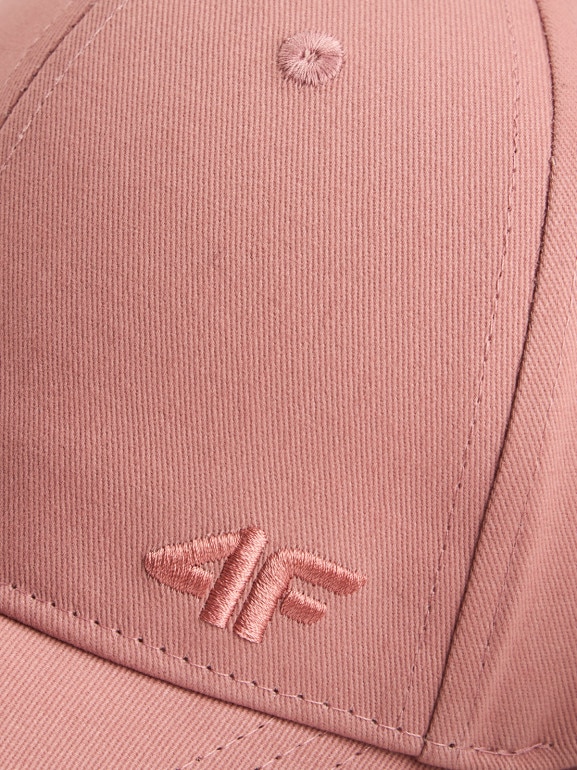 Czapka z daszkiem uniseks 4F 4FRSS26ACABU588 - łososiowa