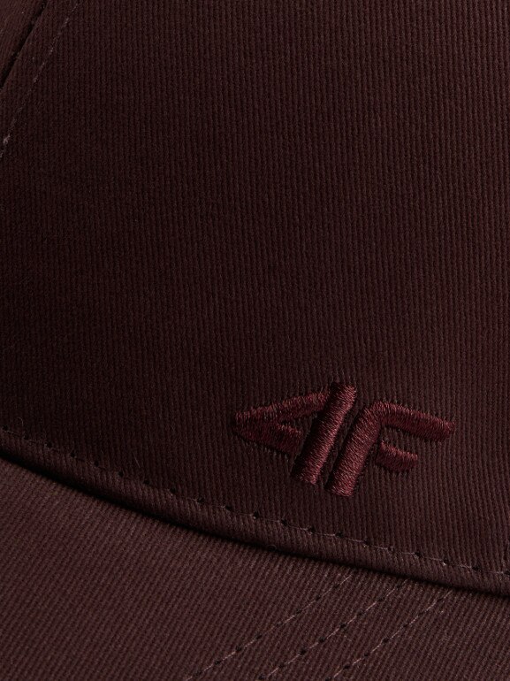 Czapka z daszkiem uniseks 4F 4FRSS26ACABU588 - brązowa