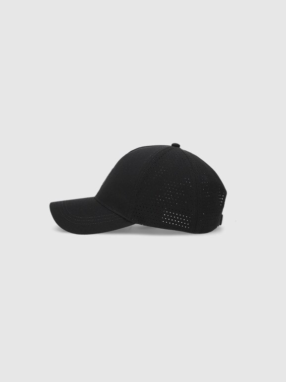 Czapka z daszkiem uniseks 4F 4FWSS25ACABU372 - czarna