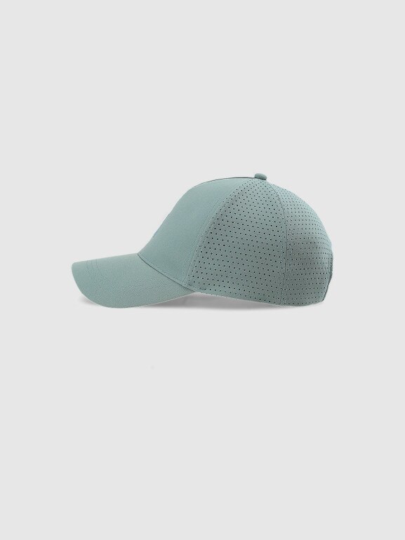 Czapka z daszkiem uniseks 4F 4FWSS25ACABU372 - zielona