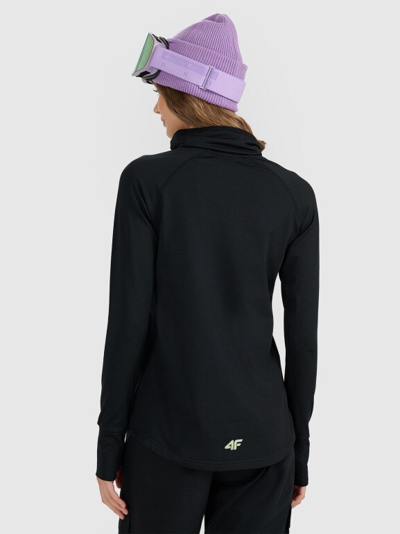 Damska bielizna termiczna (góra) 4F 4FWAW25UBRUF086 - czarna