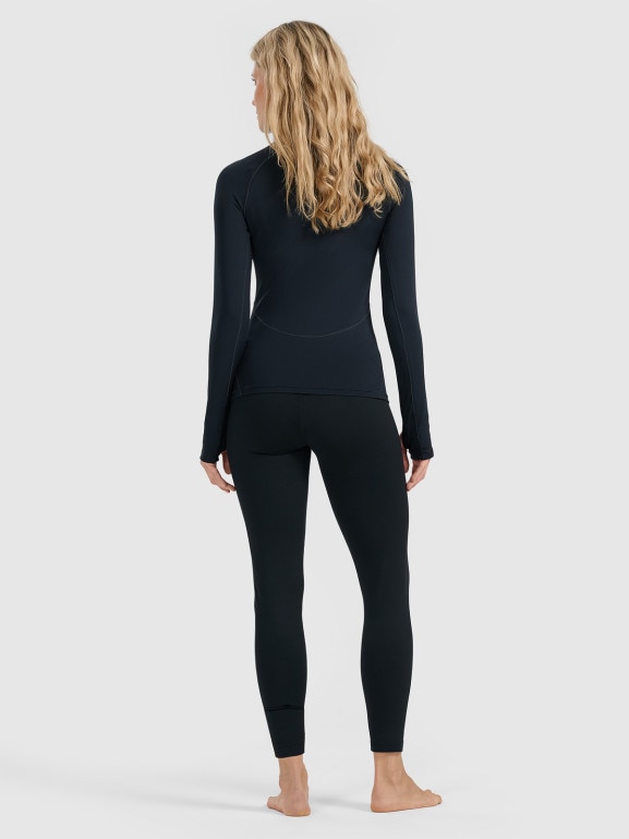 Damska bielizna termiczna ocieplana (dół) 4F 4FWAW25UBRUF099 - czarna