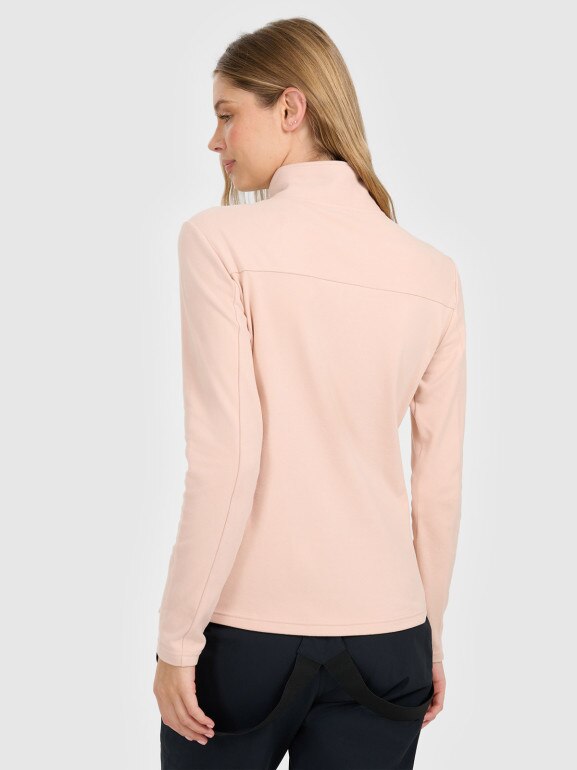 Damska bielizna termiczna polarowa (góra) 4F 4FRAW25UFLEF080 - beżowa