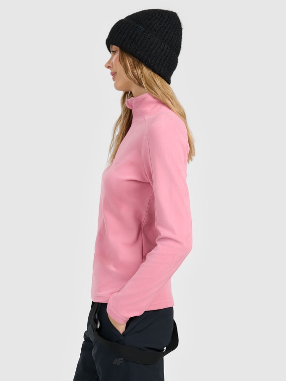 Damska bielizna termiczna polarowa (góra) 4F 4FRAW25UFLEF080 - różowa