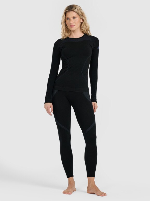 Damska bielizna termoaktywna (dół) 4F 4FWAW25USEAF202 - czarna