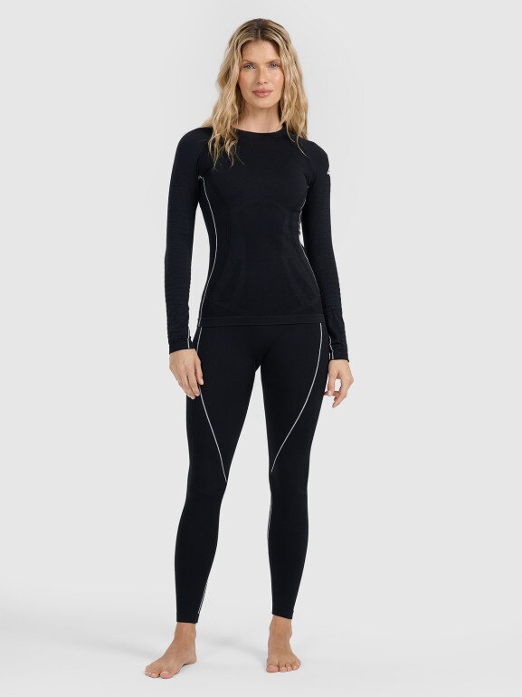 Damska bielizna termoaktywna (dół) 4F 4FWAW25USEAF204 - czarna