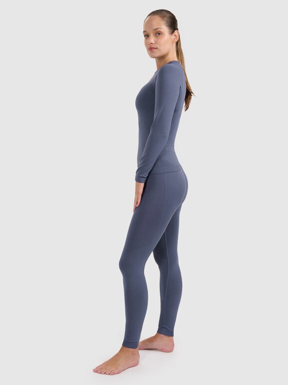 Damska bielizna termoaktywna (dół) 4F 4FWAW25USEAF244 - niebieska