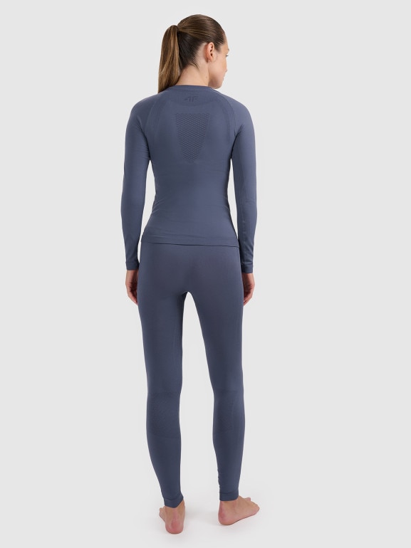 Damska bielizna termoaktywna (dół) 4F 4FWAW25USEAF244 - niebieska