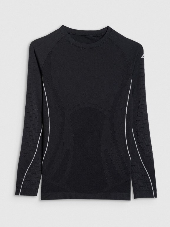 Damska bielizna termoaktywna (góra) 4F 4FWAW25USEAF203 - czarna