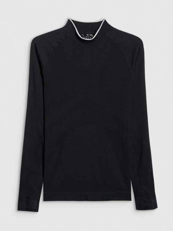 Damska bielizna termoaktywna (góra) 4F 4FWAW25USEAF205 - czarna