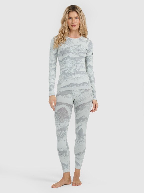 Damska bielizna termoaktywna (góra) 4F 4FWAW25USEAF208 - szara