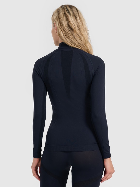 Damska bielizna termoaktywna (góra) 4F 4FWAW25USEAF216 - czarna