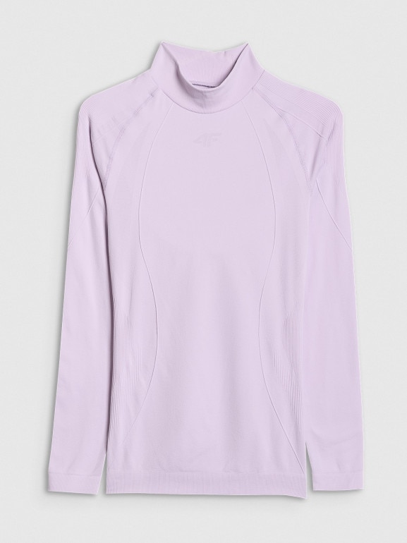 Damska bielizna termoaktywna (góra) 4F 4FWAW25USEAF216 - fioletowa