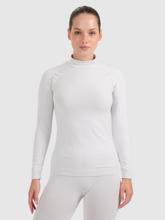 Damska bielizna termoaktywna (góra) 4F 4FWAW25USEAF216 - szara
