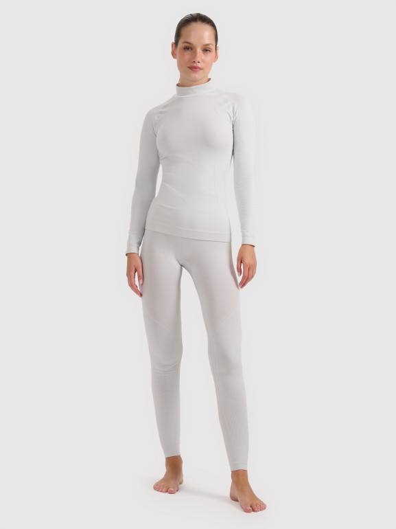 Damska bielizna termoaktywna (góra) 4F 4FWAW25USEAF216 - szara