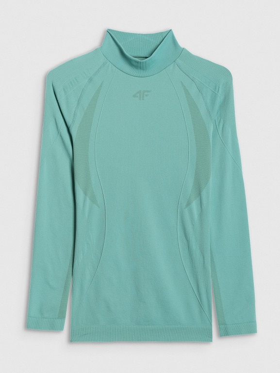 Damska bielizna termoaktywna (góra) 4F 4FWAW25USEAF216 - zielona