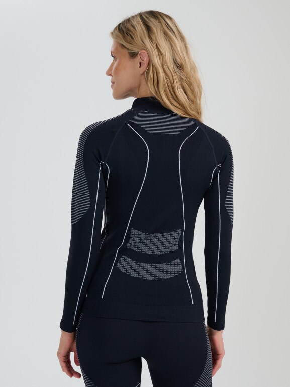 Damska bielizna termoaktywna (góra) 4F 4FWAW25USEAF218 - czarna