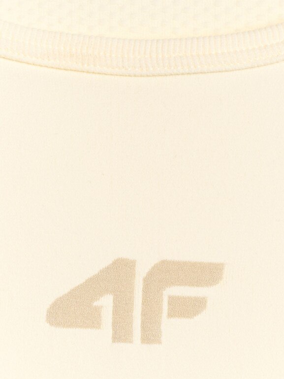 Damska bielizna termoaktywna (góra) 4F 4FWAW25USEAF220 - beżowa