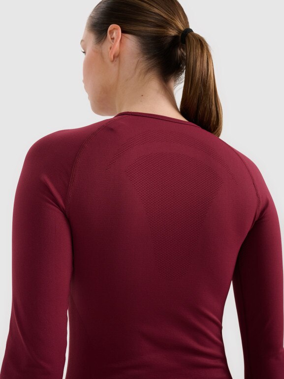 Damska bielizna termoaktywna (góra) 4F 4FWAW25USEAF220 - czerwona