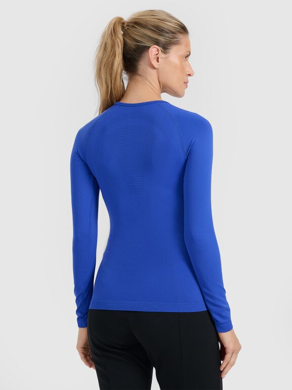 Damska bielizna termoaktywna (góra) 4F 4FWAW25USEAF220 - niebieska