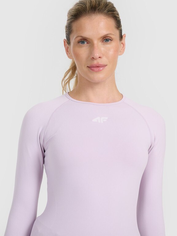 Damska bielizna termoaktywna (góra) 4F 4FWAW25USEAF220 - różowa