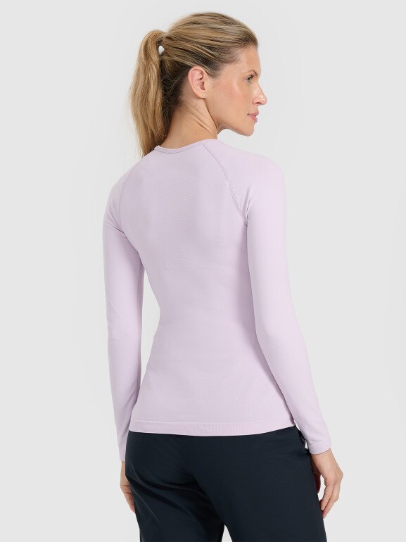 Damska bielizna termoaktywna (góra) 4F 4FWAW25USEAF220 - różowa