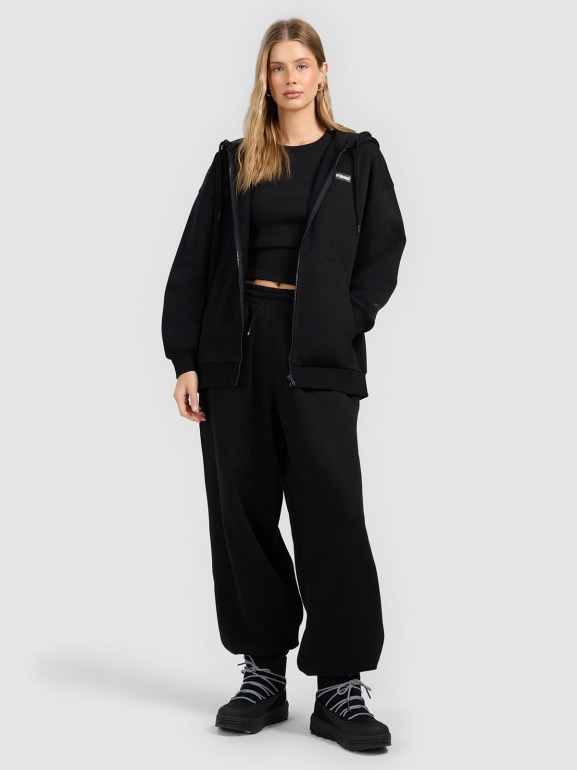 Damska bluza rozpinana z kapturem 4F 4FRAW25TSWSF2588 - czarna