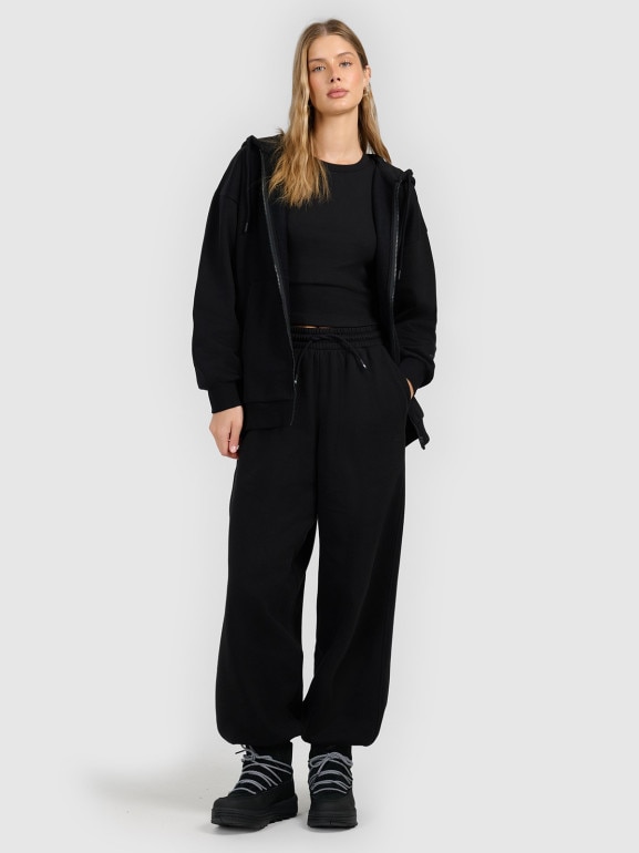 Damska bluza rozpinana z kapturem 4F 4FRAW25TSWSF2588 - czarna