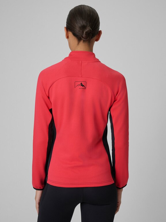 Damska bluza trekkingowa 4F 4FRSS26TFSWF0986 - różowa