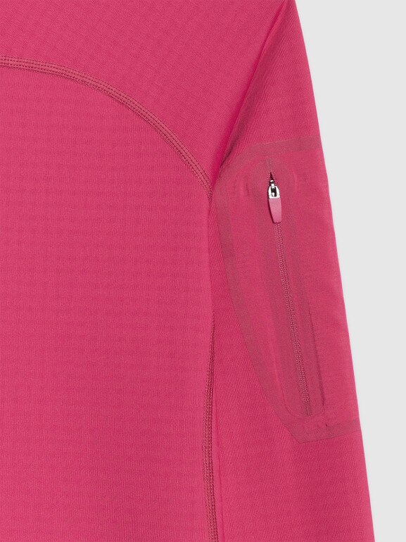 Damska bluza trekkingowa 4F 4FWAW25TFSWF591 - różowa