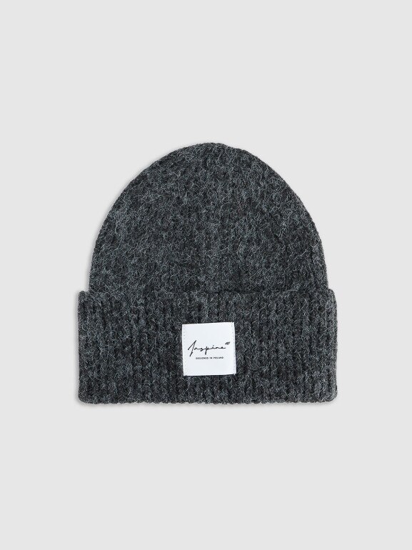 Damska czapka zimowa 4F 4FWAW25ACAPF672 - czarna