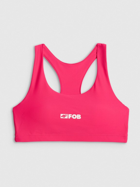 Damska góra od bikini 4F 4FRSS26UBKTF106 - różowa
