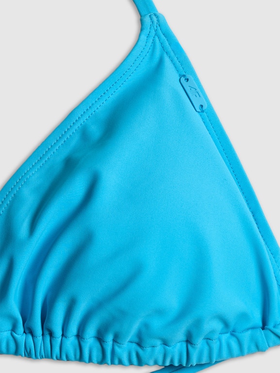 Damska góra od bikini 4F 4FWSS26UBKTF085 - niebieska