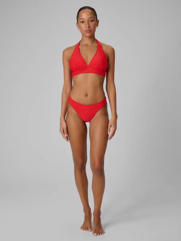 Damska góra od bikini 4F 4FWSS26UBKTF088 - czerwona