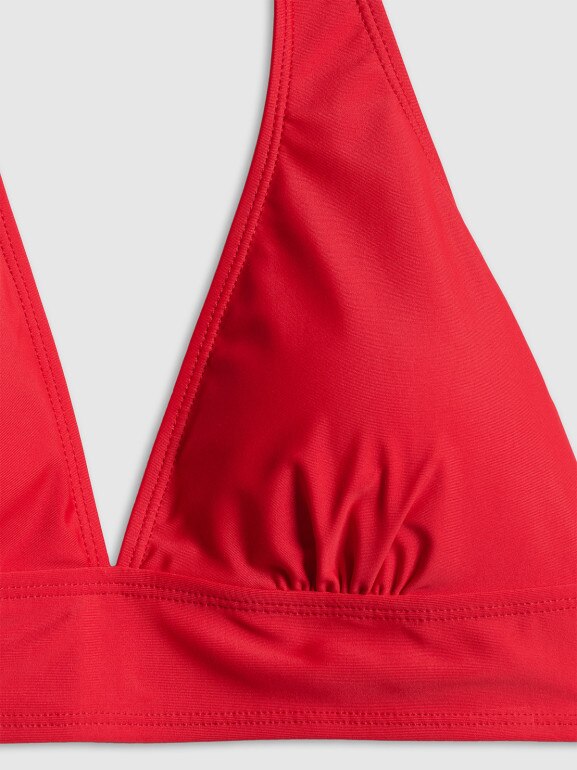 Damska góra od bikini 4F 4FWSS26UBKTF088 - czerwona