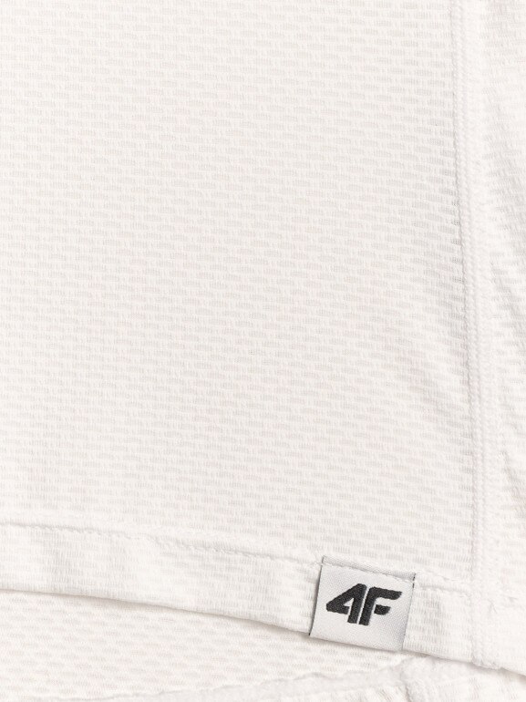 Damska koszulka rowerowa potówka 4F 4FWSS26TFSLF0884 - biała