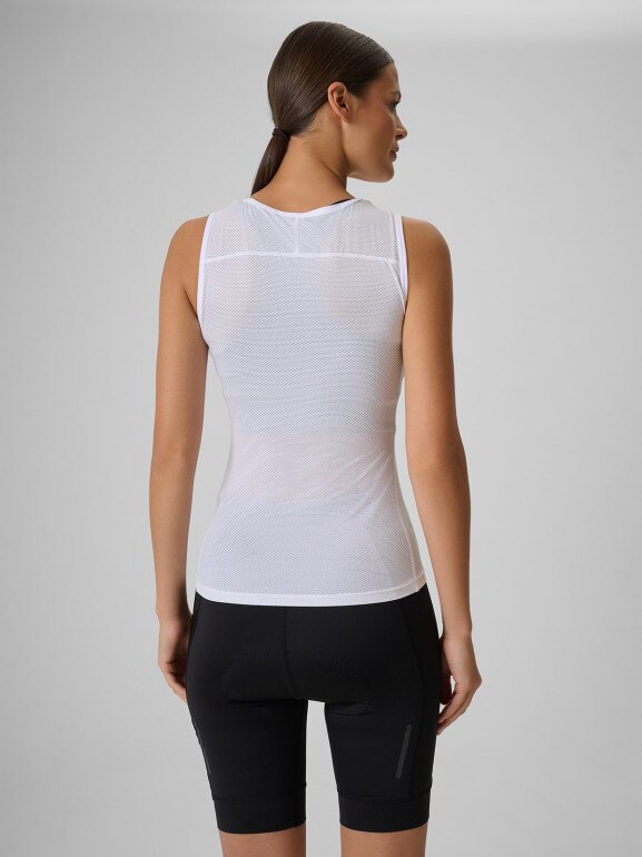 Damska koszulka rowerowa potówka 4F 4FWSS26TFSLF0884 - biała