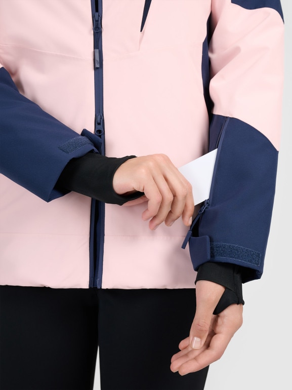 Damska kurtka narciarska 4F 4FRAW25TTJAF1071 - różowa