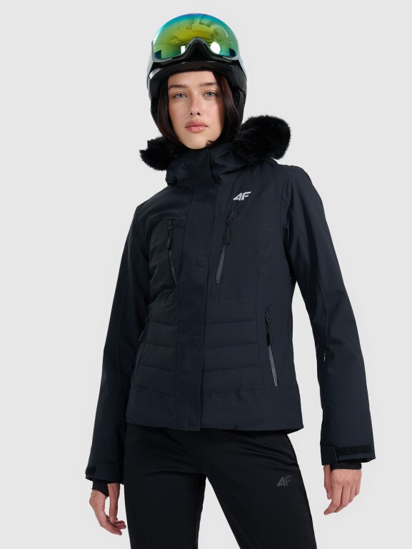 Damska kurtka narciarska 4F 4FRAW25TTJAF1072 - czarna