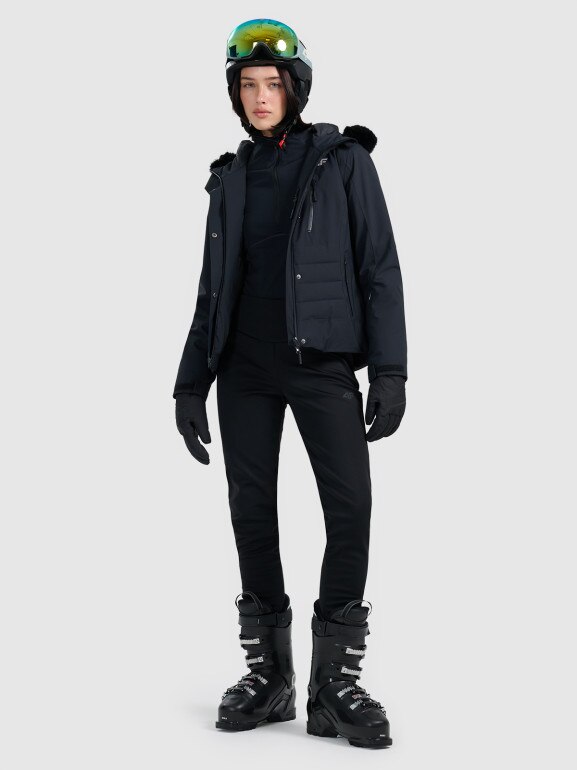 Damska kurtka narciarska 4F 4FRAW25TTJAF1072 - czarna
