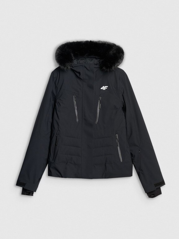 Damska kurtka narciarska 4F 4FRAW25TTJAF1072 - czarna
