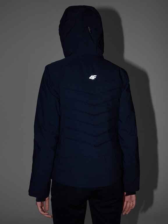 Damska kurtka narciarska 4F 4FRAW25TTJAF1072 - czarna