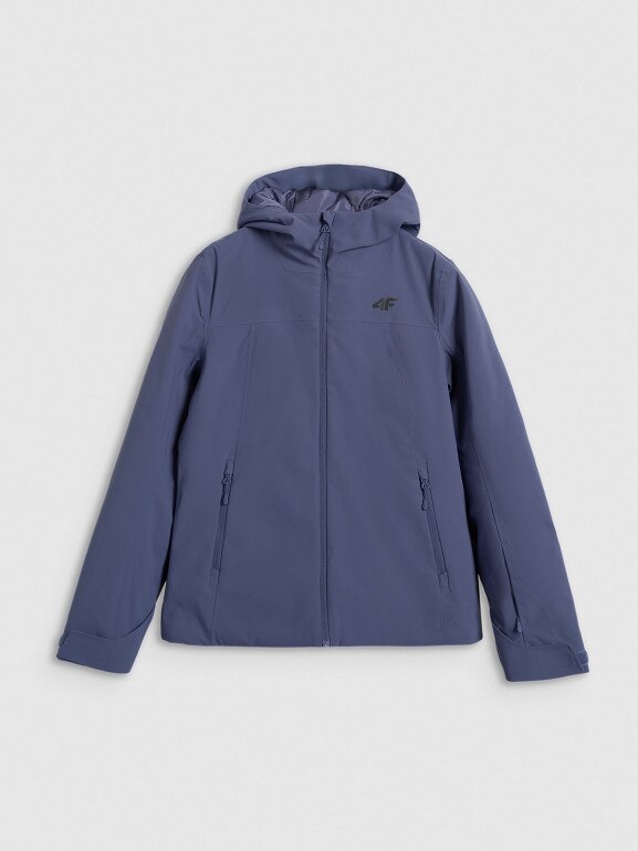 Damska kurtka narciarska 4F 4FWAW25TTJAF0807 - niebieska