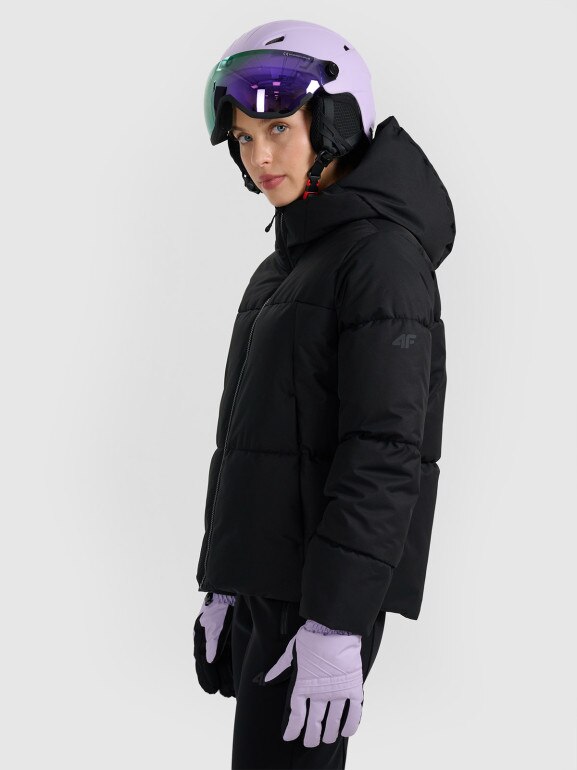 Damska kurtka narciarska 4F 4FWAW25TTJAF0808 - czarna