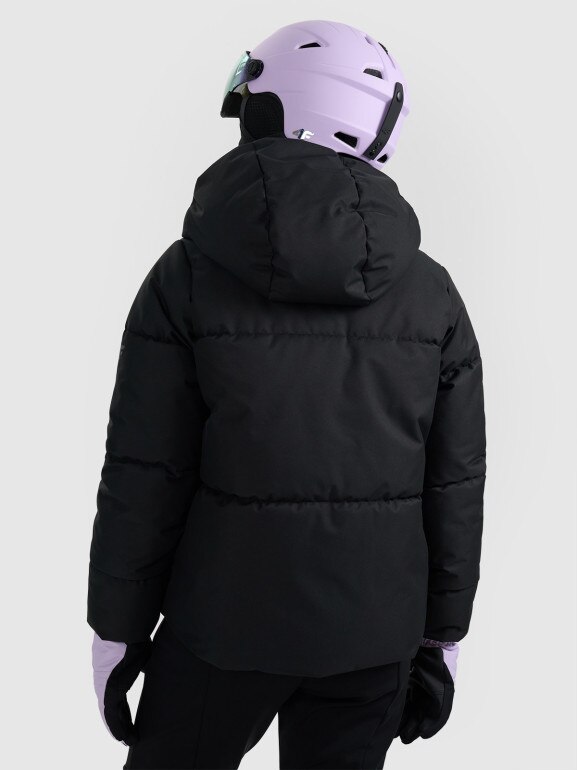 Damska kurtka narciarska 4F 4FWAW25TTJAF0808 - czarna