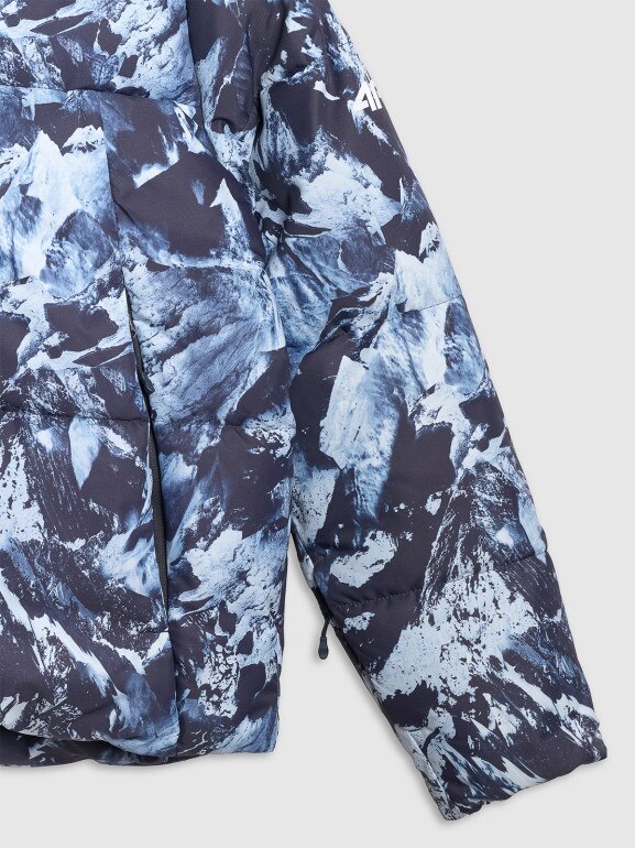 Damska kurtka narciarska 4F 4FWAW25TTJAF0808 - multikolor