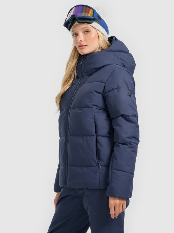 Damska kurtka narciarska 4F 4FWAW25TTJAF0955 - granatowa