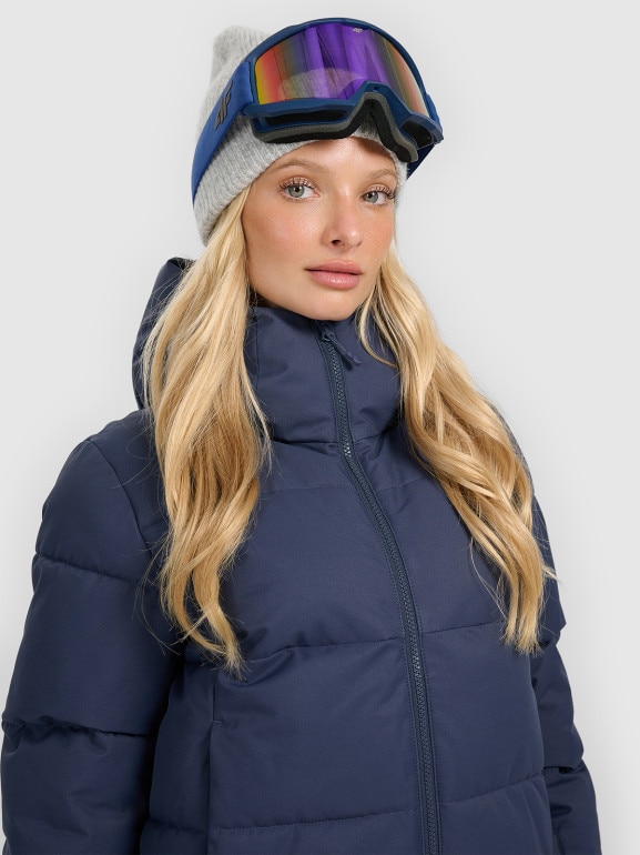 Damska kurtka narciarska 4F 4FWAW25TTJAF0955 - granatowa