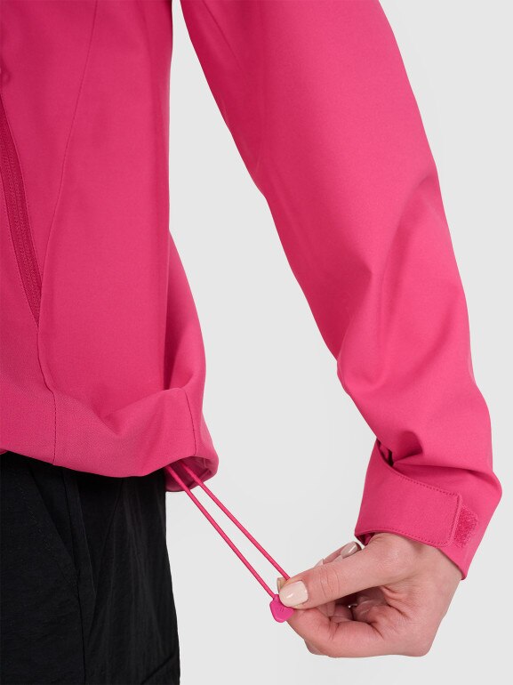 Damska kurtka przejściowa 4F 4FRAW25TTJAF0965 - różowa