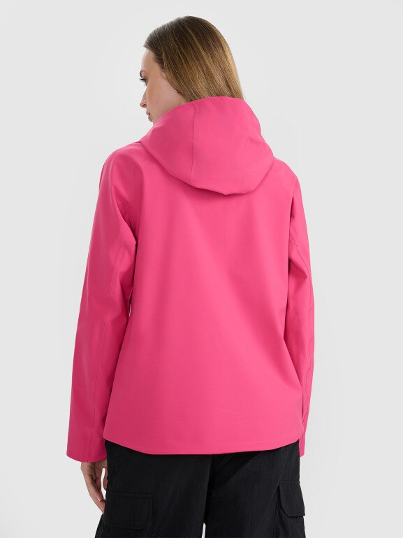 Damska kurtka przejściowa 4F 4FRAW25TTJAF0965 - różowa
